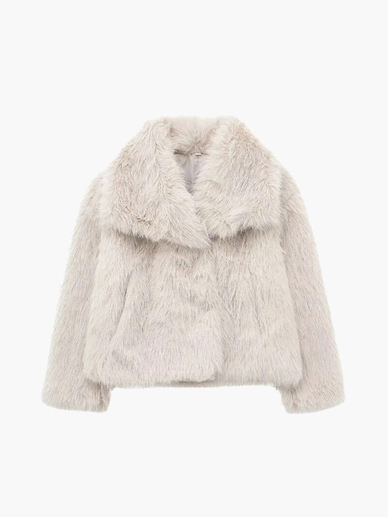 Jenna Synthetic Fur Coat