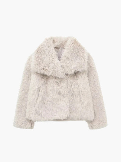 Jenna Synthetic Fur Coat