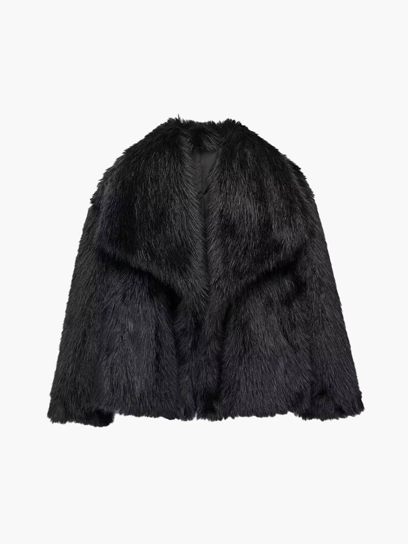 Jenna Synthetic Fur Coat