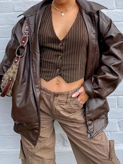 Lilli Jacket in Synthetic Leather