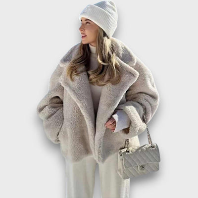 Elvianne – Jacket with a Wide Collar