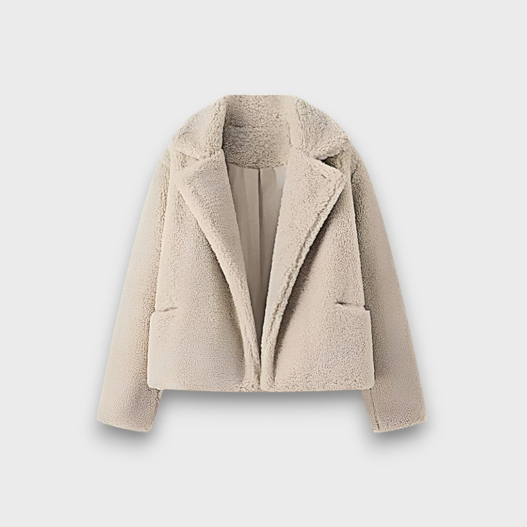 Elvianne – Jacket with a Wide Collar