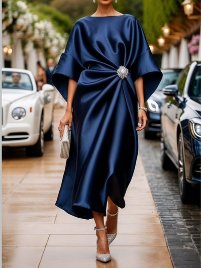 LUNA - SATIN ELEGANCE DRESS