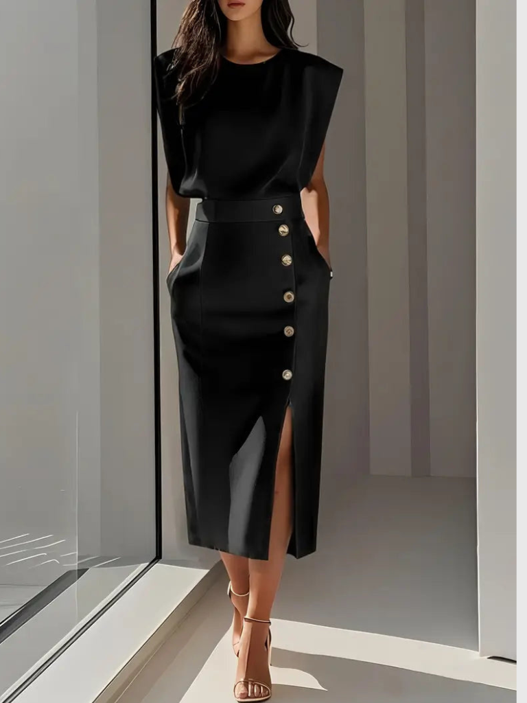 Camila™ – Timeless Midi Dress Elegance