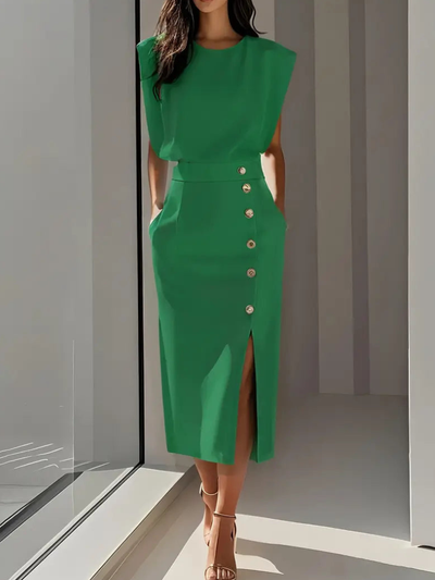 Camila™ – Timeless Midi Dress Elegance