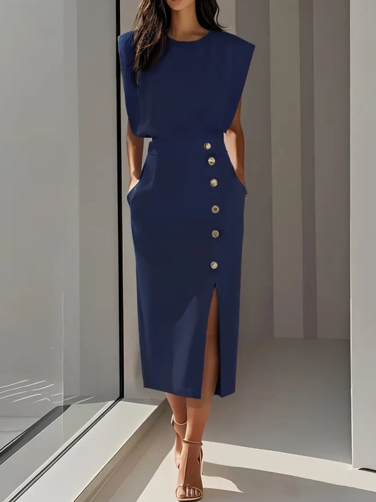 Camila™ – Timeless Midi Dress Elegance