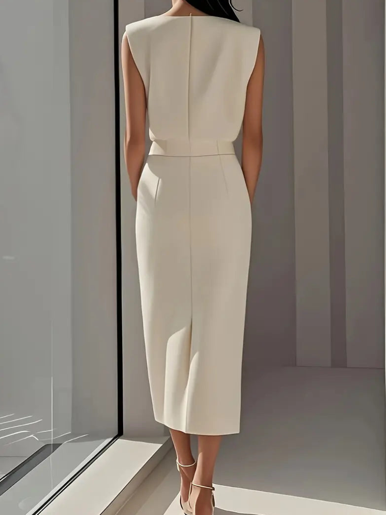 Camila™ – Timeless Midi Dress Elegance