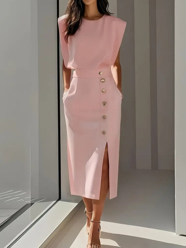 Camila™ – Timeless Midi Dress Elegance