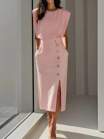 Camila™ – Timeless Midi Dress Elegance