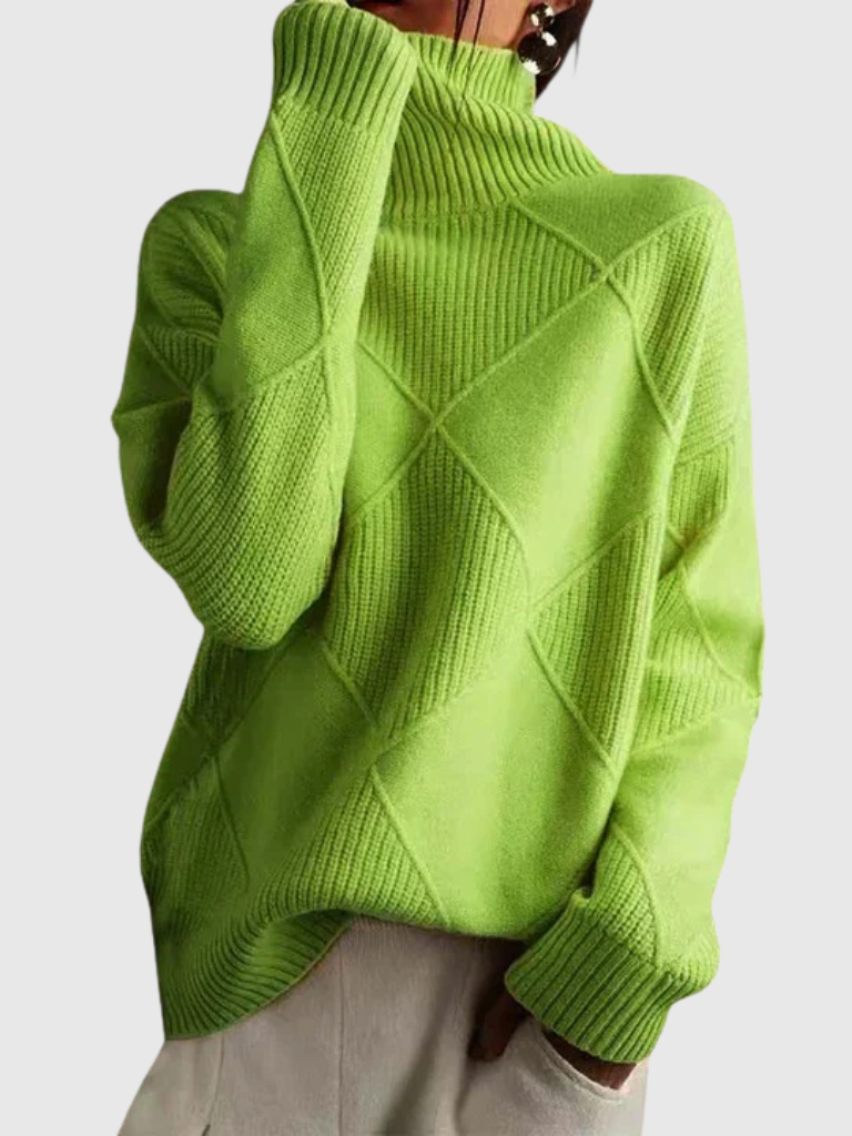 Marceline™ – Warm Textured Knit Sweater