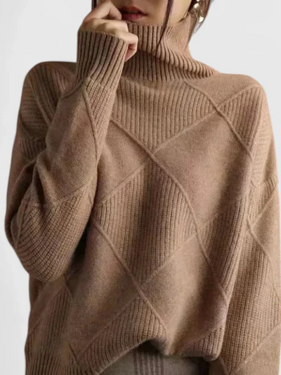 Marceline™ – Warm Textured Knit Sweater