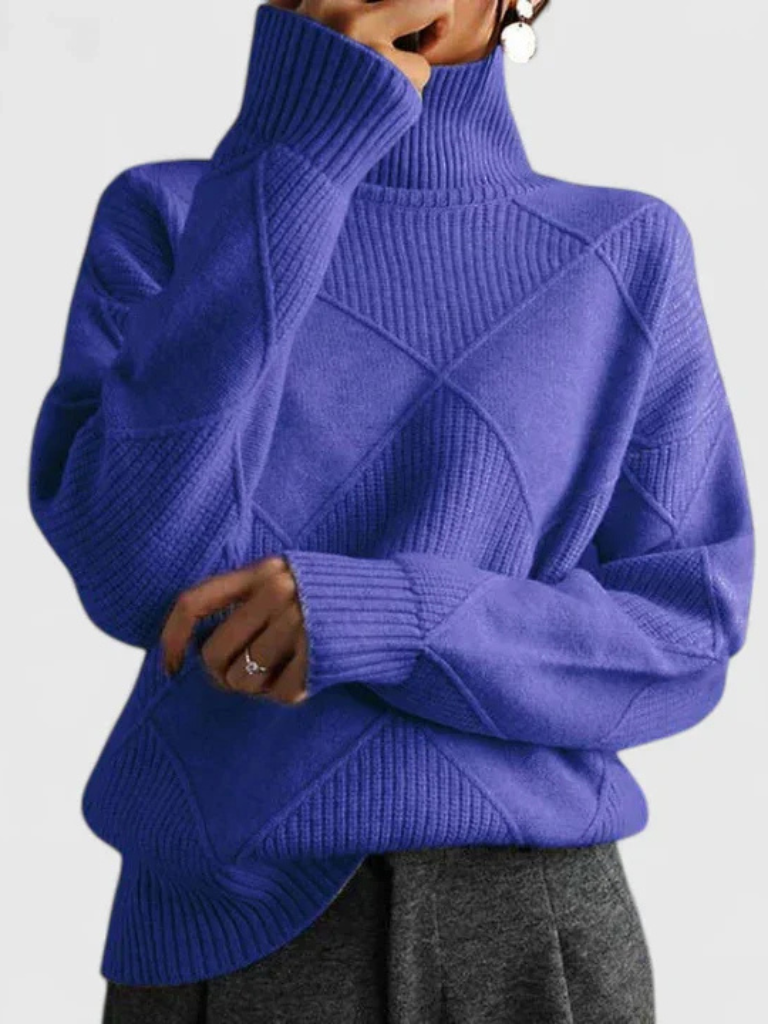 Marceline™ – Warm Textured Knit Sweater