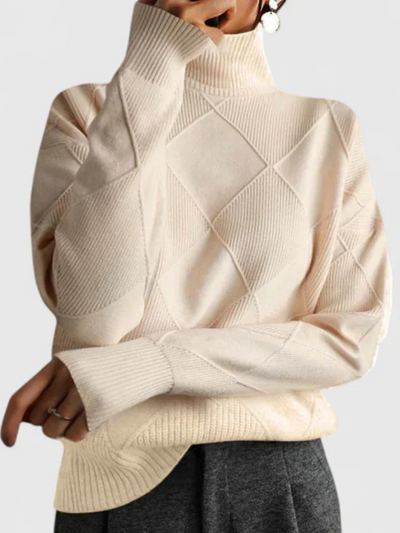 Marceline™ – Warm Textured Knit Sweater