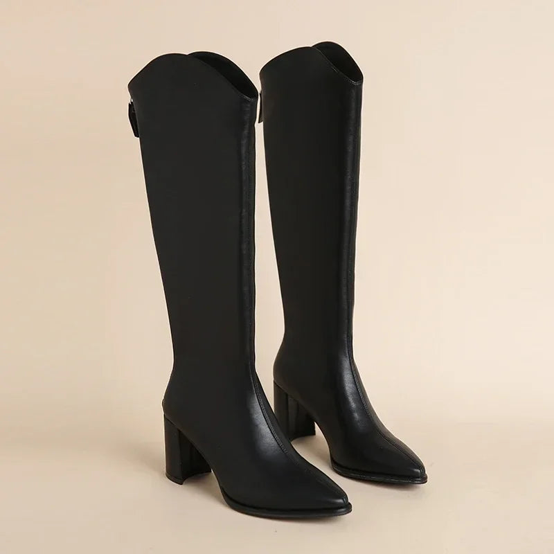 Sarah - Luxe Longline Boots
