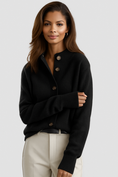 Sofia™ – Soft Button Cashmere Cardigan