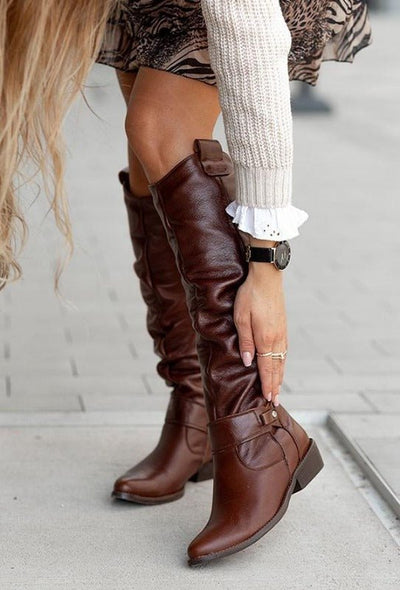 Olivia - Chic Knee-High Boots