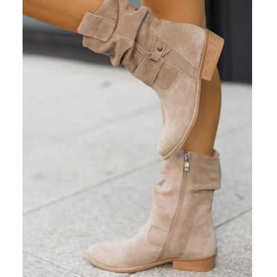 Elizabeth - Slouchy Suede Boots