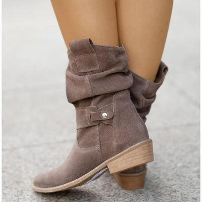 Elizabeth - Slouchy Suede Boots