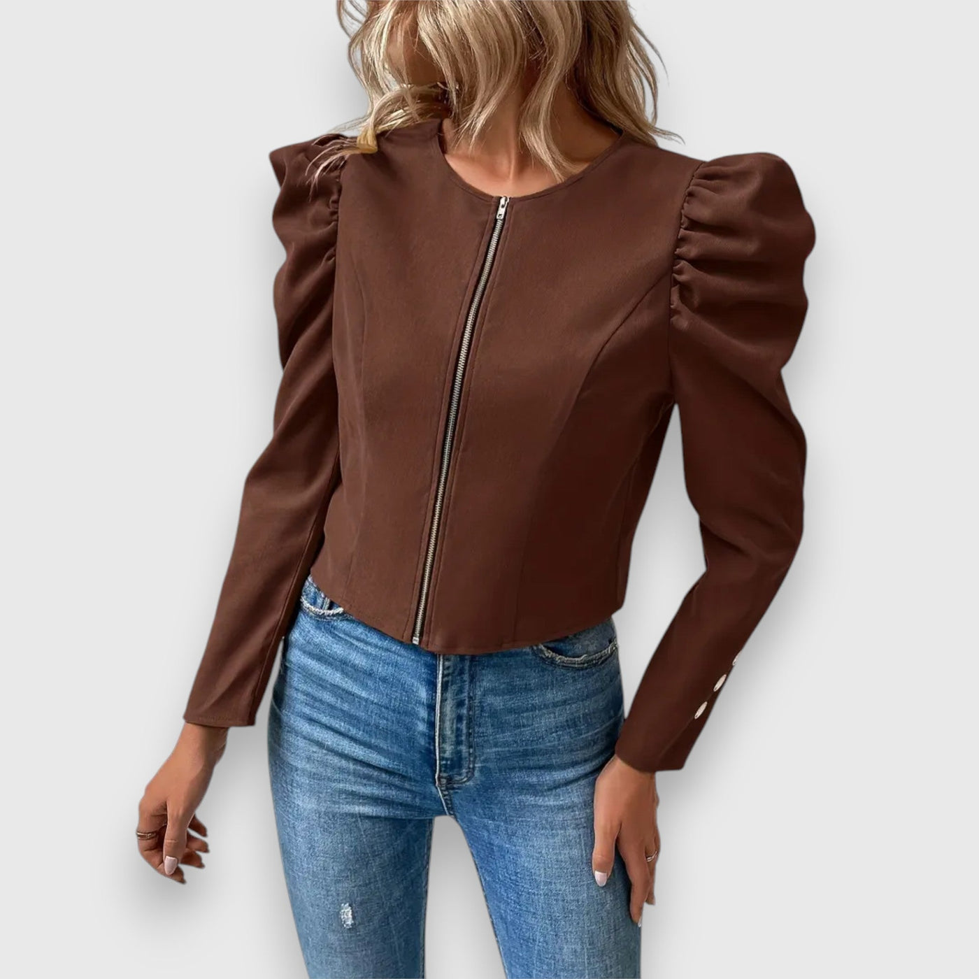 Lucia – Jacket with Balloon Sleeves