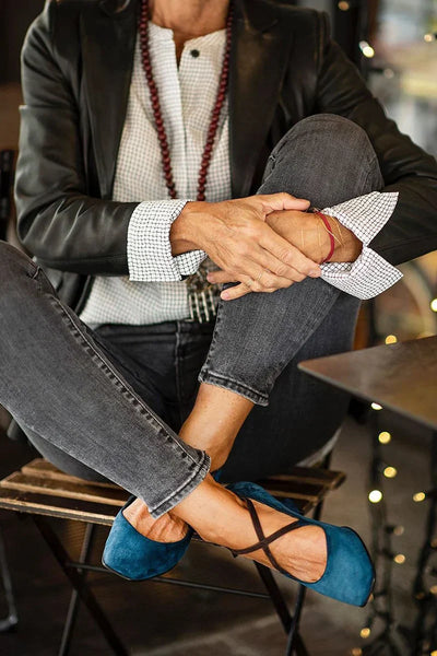 ELEGANT STRAP MID-HEELS