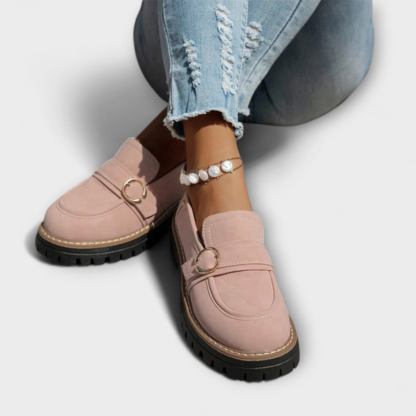 Grace - Comfortable Light Moccasins