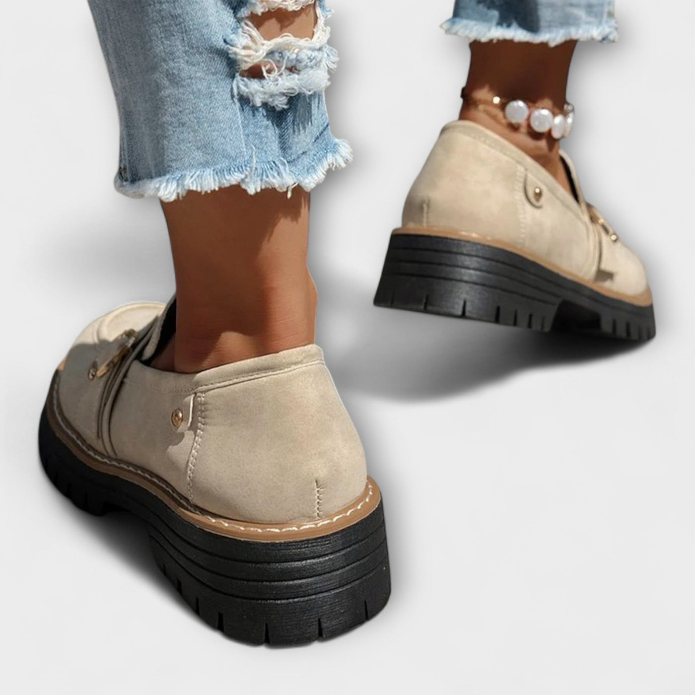 Grace - Comfortable Light Moccasins