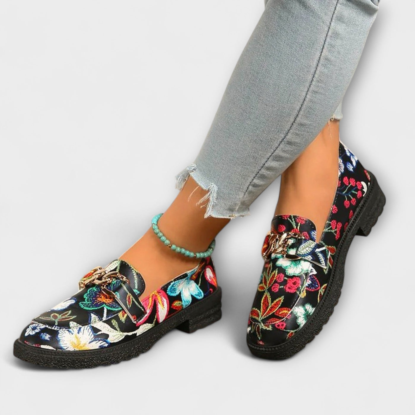 Orla™ | Floral Print Moccasins