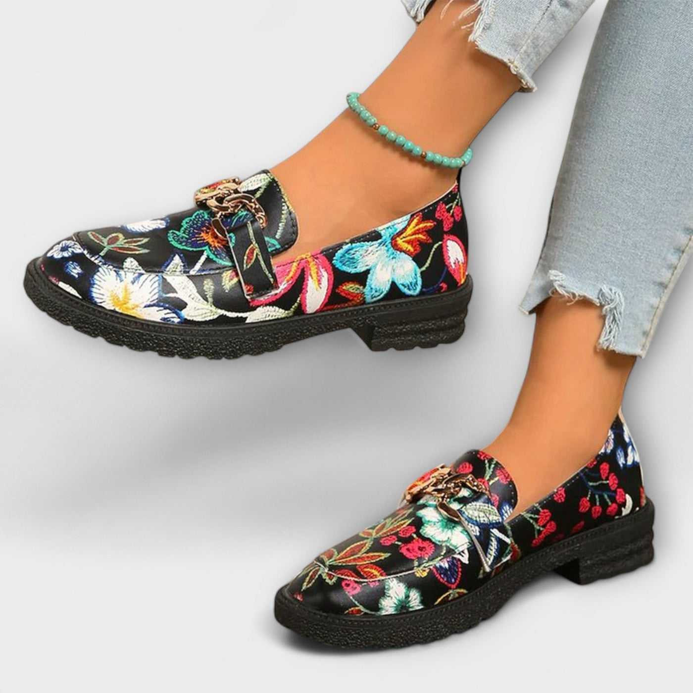 Orla™ | Floral Print Moccasins