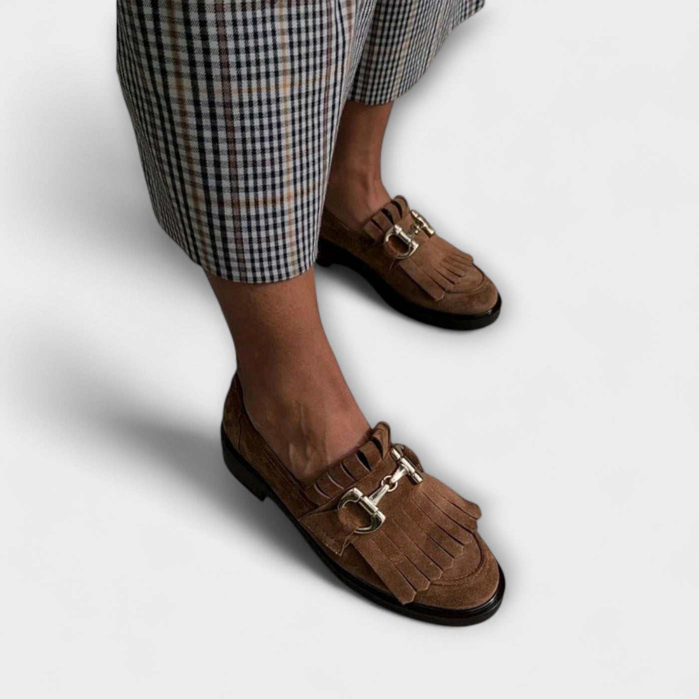 Julia - Chic Brown Loafers