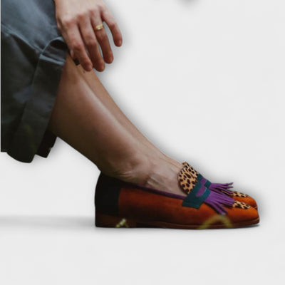 Elisabeth - Chic Leopard Loafers