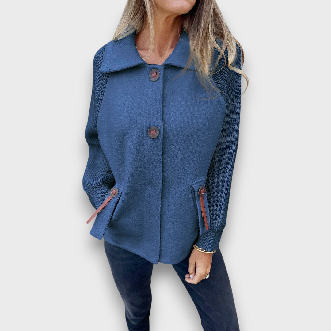 Lunaris – Jacket with Contrast Sleeves