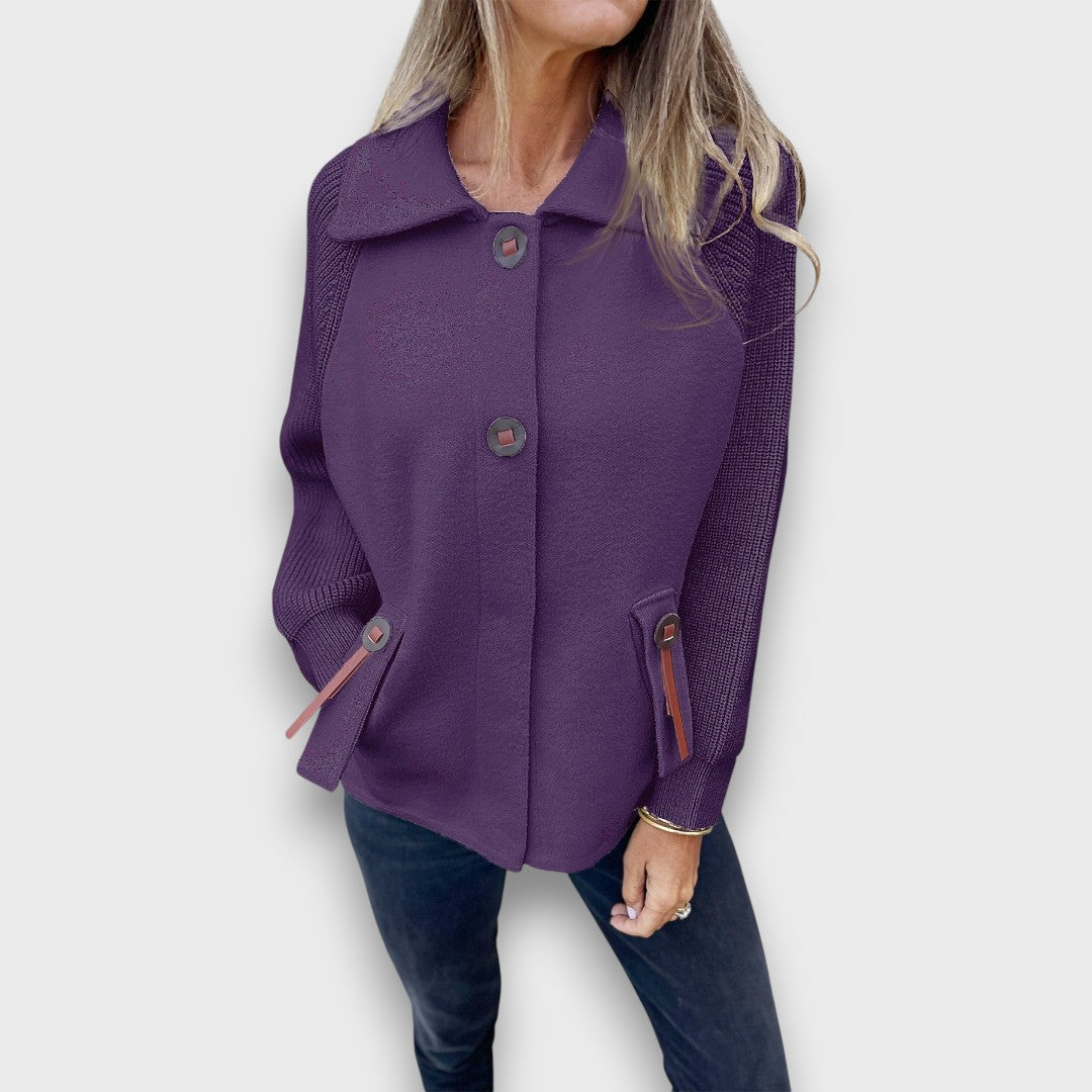 Lunaris – Jacket with Contrast Sleeves