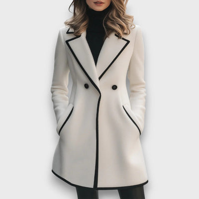 Morenza – White coat with black edges